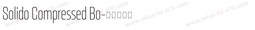 Solido Compressed Bo字体转换